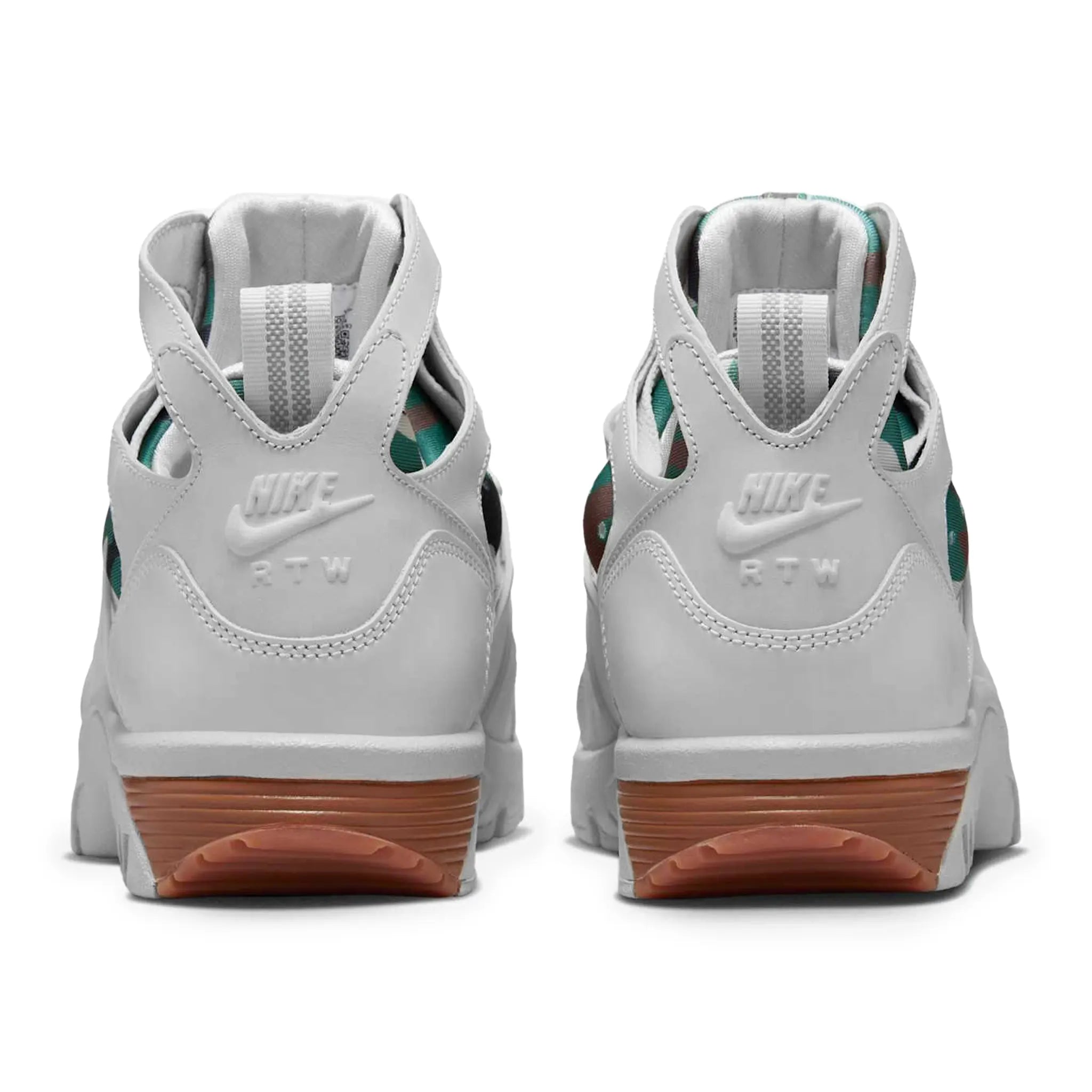 Back view of Corteiz x Nike Air Huarache Light Bone